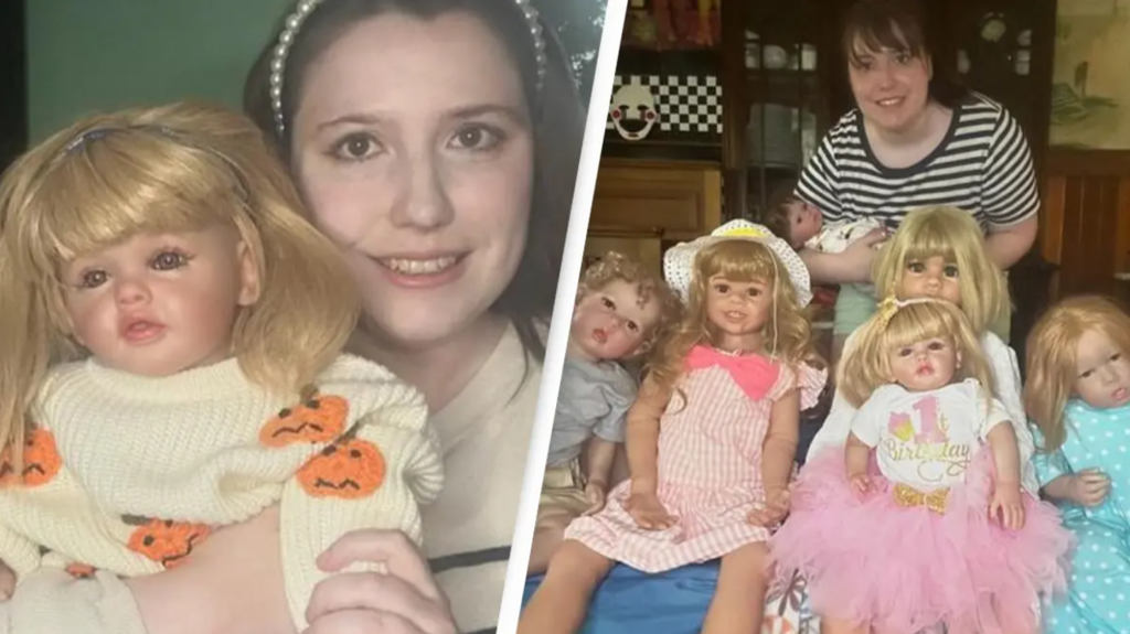 Woman Who Always Wanted to Be a Mom ‘Adopted’ 8 Realistic Dolls and Breastfeeds Them